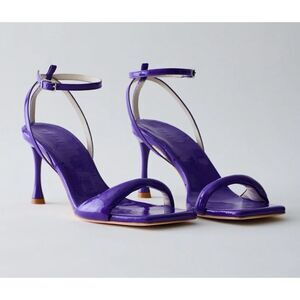 TIBI Patent Hugh Sandall in Royal Purple Size 39.5